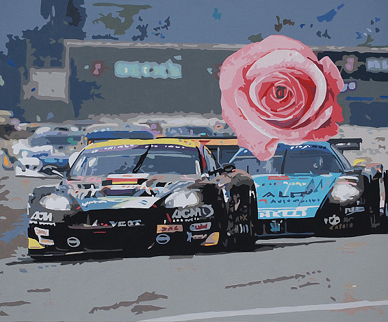 Kim, Myeong-Gon, car with a dream, 60.5×72.7cm, 2012