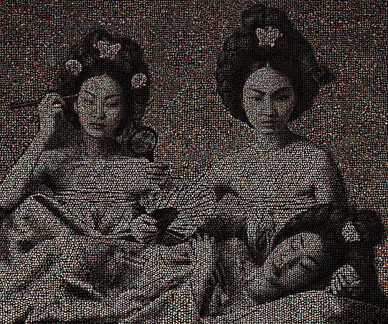 Robert Chongil Woo,Women of the Joseon Dynasty Series #14, 1 of 5, 2012, Pigment Print,156cmx130cm,K