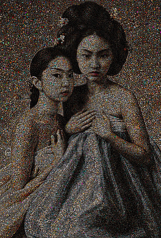 Robert Chongil Woo,Women of the Joseon Dynasty Series #2,4 of 5, 2010, 120cmx178cm, Pigment Print, K
