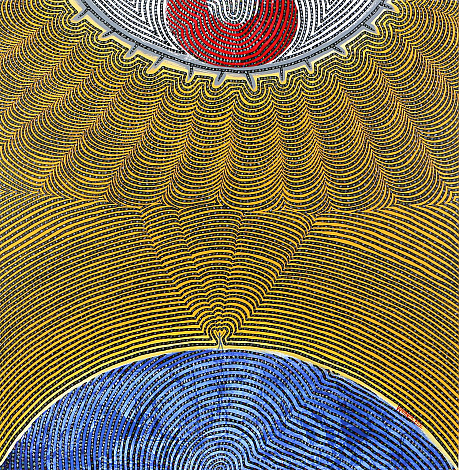 wavelength 1,  145x145cm, acrylic on canvas, 2012