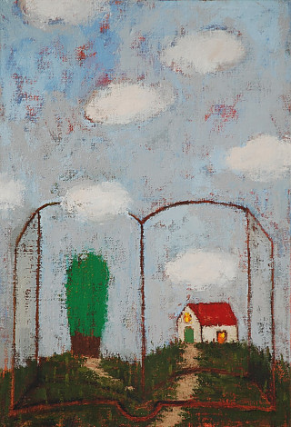 산책2013년 oil  on canvas  33x23cm