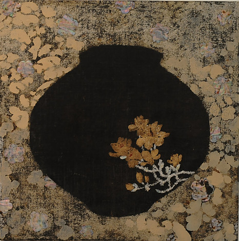 gift 33 45x45cm, Ott painting, Terra on the wood, 2012
