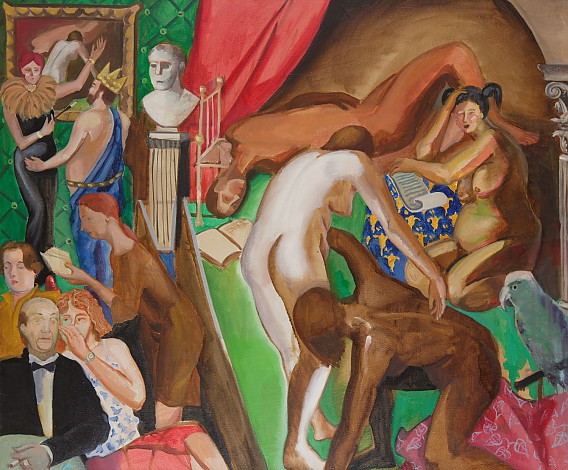 act, oil on canvas, 120x100cm, 2000