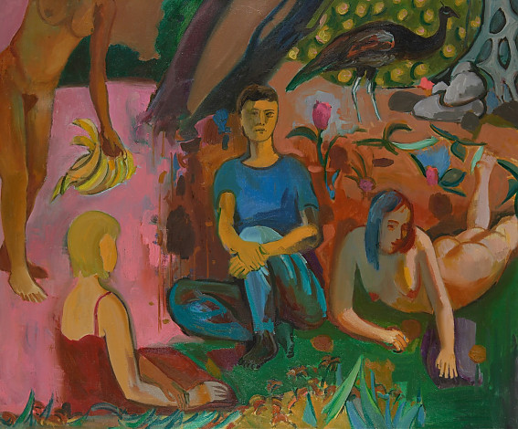 composition, oil on canvas, 120x100cm, 1998