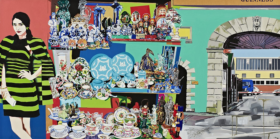 st_james gate,160x80cm,oil on canvas,2012