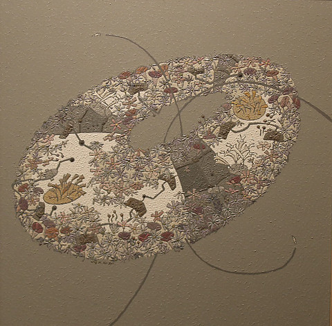 사랑의 꽃밭IV, 80x80cm, oil on canvas, 2013