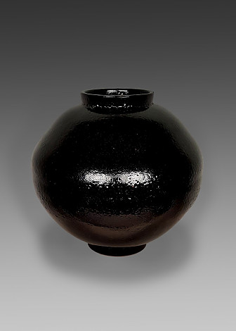흑자달항아리, 402x460x180x165mm, 2012