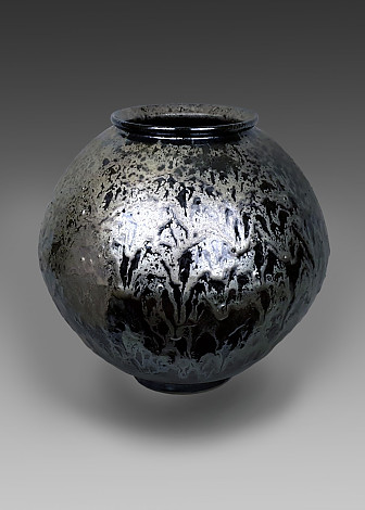 서가흑자달항아리, 490x490x252x190mm, 2015
