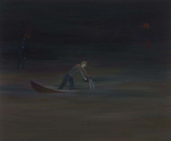 you are right, i am  right too-Night, oil on canvas, 72.7x60.6cm, 2016
