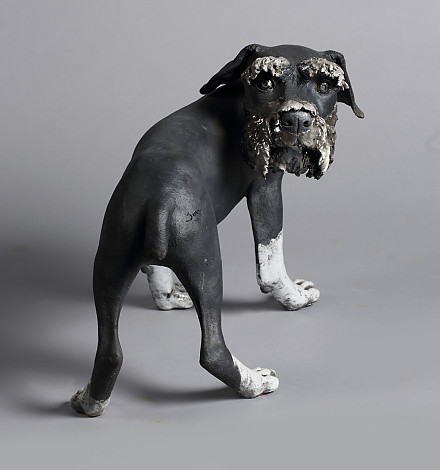 Schnauzer, PAKU, Plastic Clay, 28x40x34cm, 2015