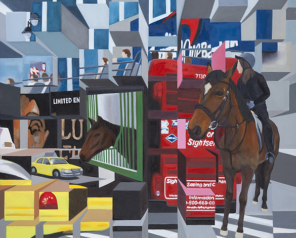 New York Stella  90.9×72.7㎝ oil on canvas 2016