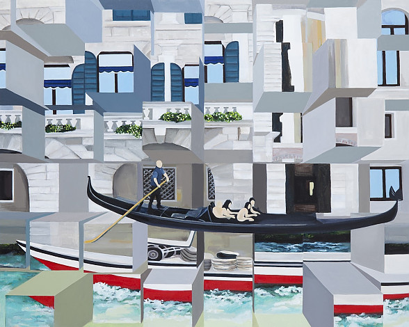 Flowing Time 90.9×72.7㎝ oil on canvas 2016