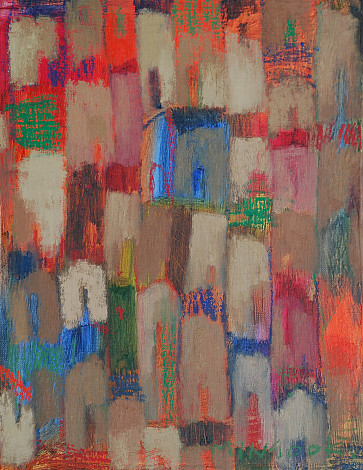 Jang Minsook, Stroll, 40.9x31.8cm, Oil on Canvas, 2014