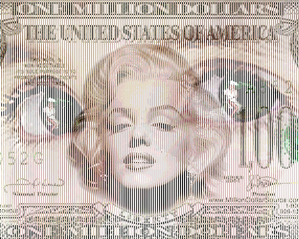 Lee YoungHa, Symbol-Marylin Monroe, 90.9x72.7cm  oil on canvas, 2013