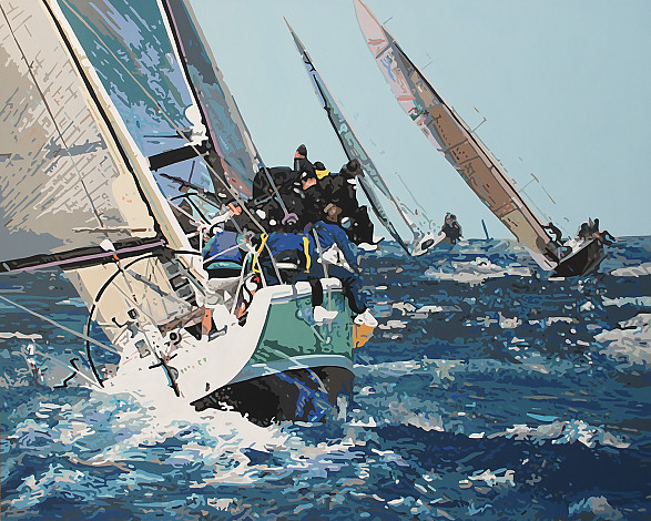 김명곤, 세상을 향하여, 160x130cm, acrylic on canvas, 2012