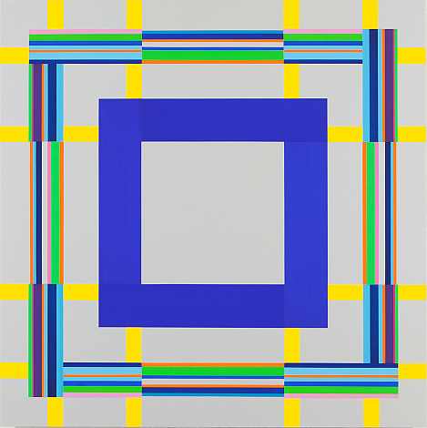 임소아, Fuer Hestia, 100x100cm, acrylic on aluminum