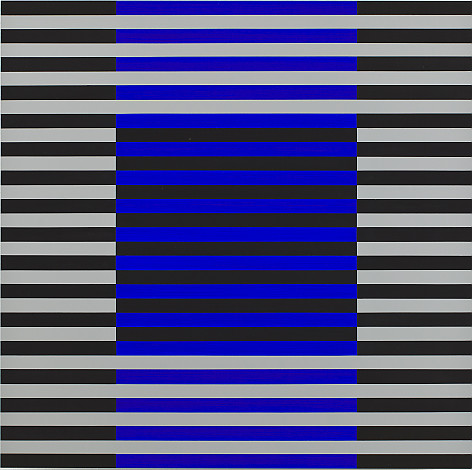 임소아, With Blacksquare, 100x100cm, acrylic on aluminum, 2012