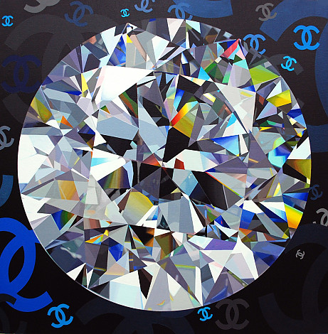mammonism 72.7 x 72.7 acrylic on canvas 2010