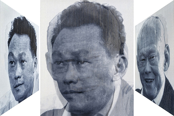 Lee Youngha, Lee Kuan Yew II, 130.3x162.2cm, oil on canvas, 2017