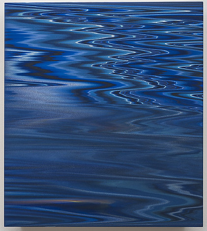 Andy Moses, Morphology 09, Acrylic on Lucite Mounted on wood panel, 45.7x40.6 cm, 2013