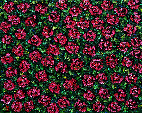 박기수, 장미, Oil on canvas, 72.7×60.6cm , 2012