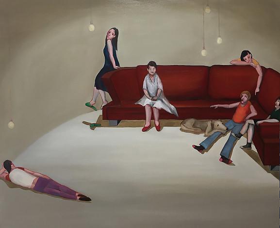 오영, No matter how you lighten up, 73x61cm, oil on canvas, 2016