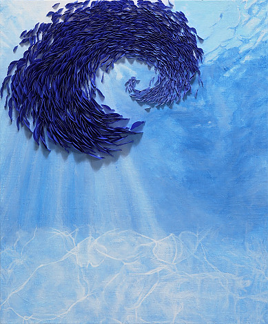 FLOW, 45.5x37.9cm, Mixed Media, 2023