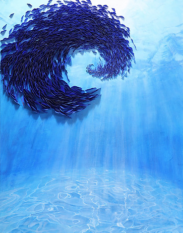 FLOW, 116.8x91cm, Mixed Media, 2023