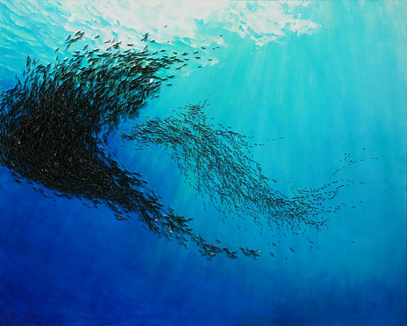 FLOW, 130.3x162.2cm, Mixed Media, 2018
