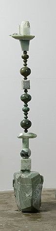 박효정, Build my castle, 32x40x162cm, Jade+enchanted garden, 90cm dia, Bronze, 2018 - 복사본