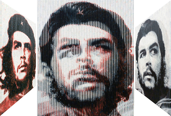 이영하, 영원한 우상-체 게바라-IV Eternal Idol-Che Guevara-IV, 37.9x45.5cm, Oil on canvas, 2022