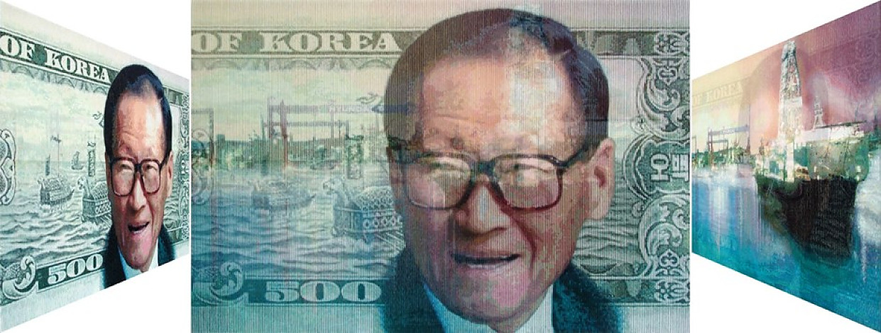 이 땅에 태어나서, 193.9x130.3cm, oil on canvas, 2015