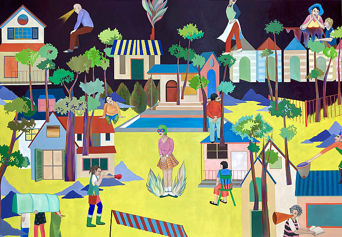 2 각개전투, 불사조처럼, 162x112cm, 캔버스에 유화, 2024